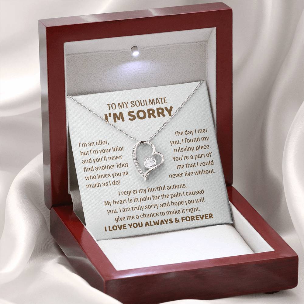 I'm an Idiot but I'm Your Idiot - Forever Love Necklace ❤️