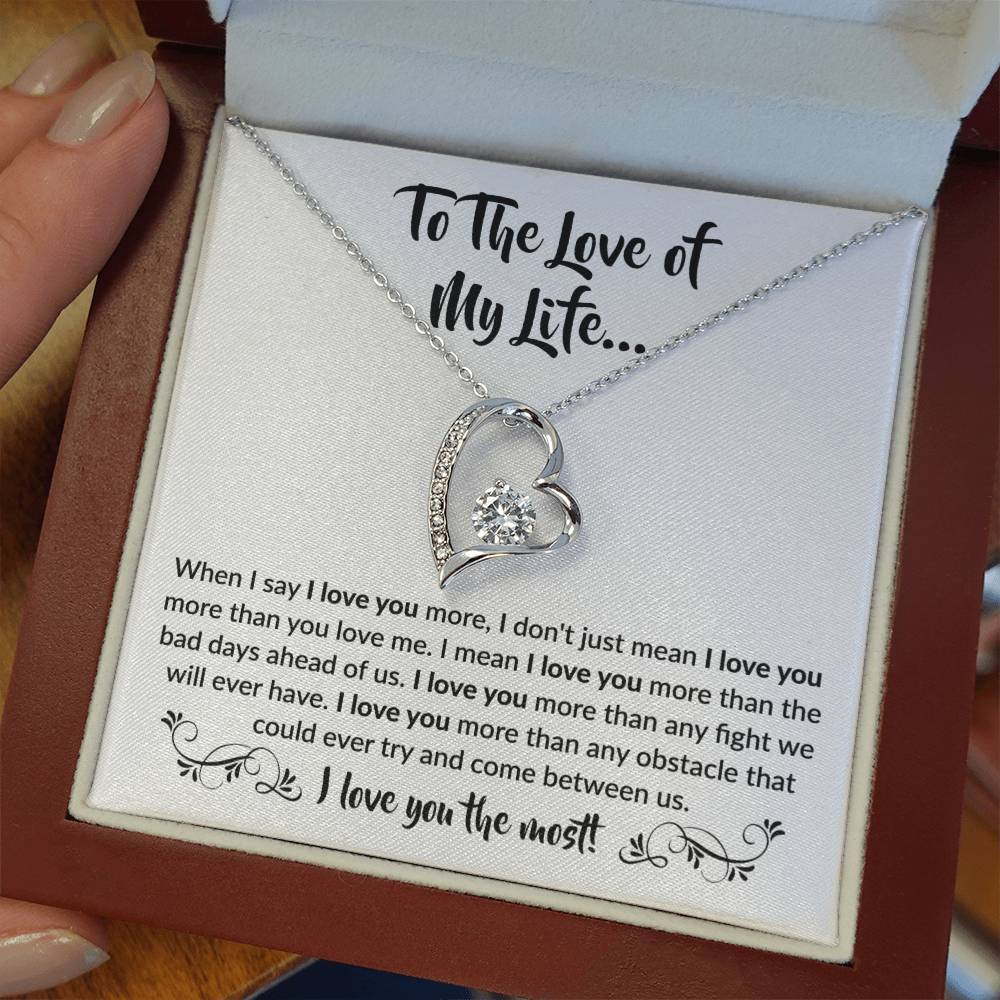When I say I love you more - To Soulmate