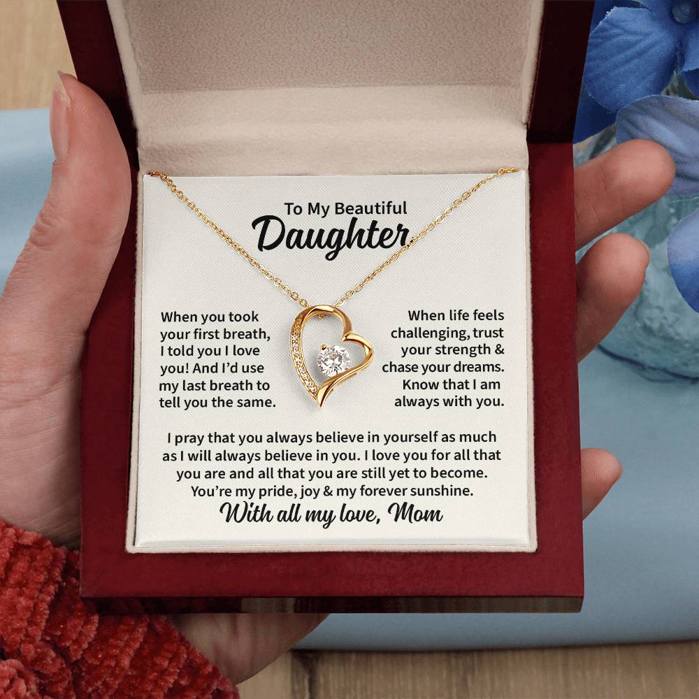 When you took your first breath - Mom to Daughter