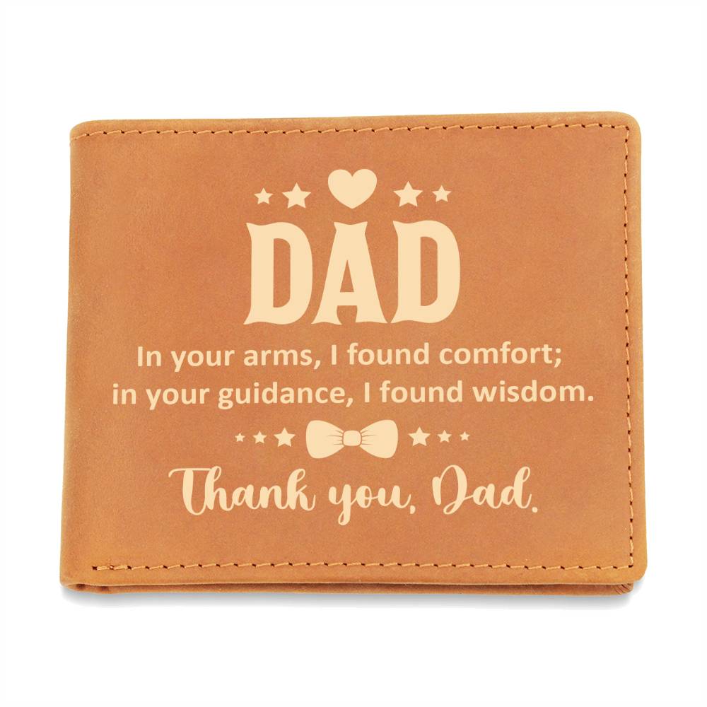 Graphic Leather Wallet - A Perfect Gift For Dad ❤️
