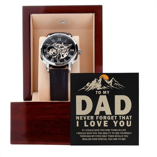 DAD, Never Forget That I Love You