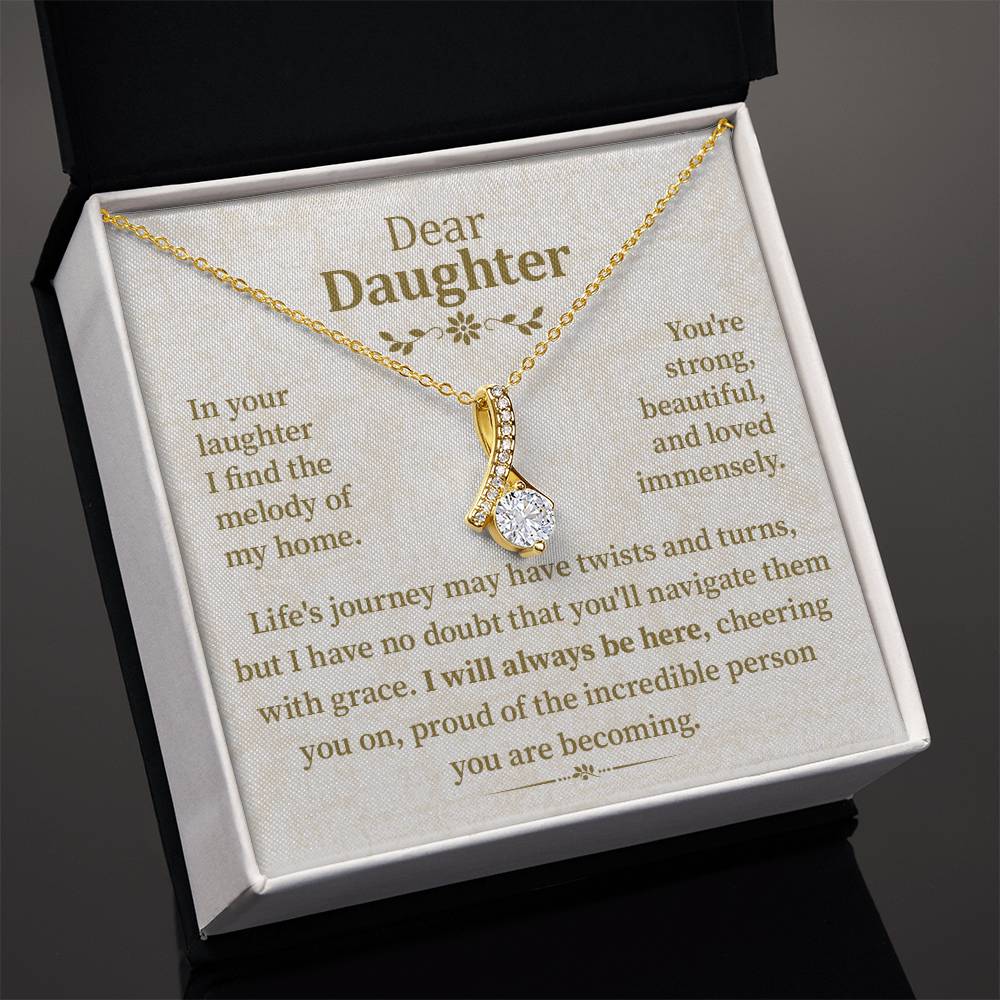 In your laughter I find the melody of my home - To Daughter
