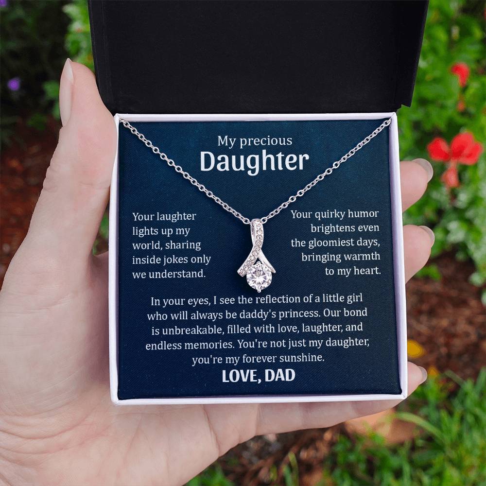 Your laughter lights up my world - To Daughter