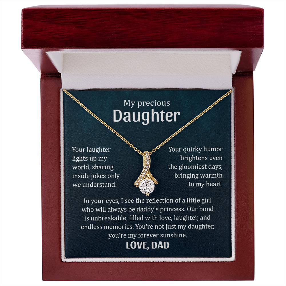 Your laughter lights up my world - To Daughter