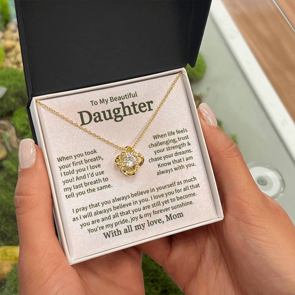 When you took your first breath - To Daughter