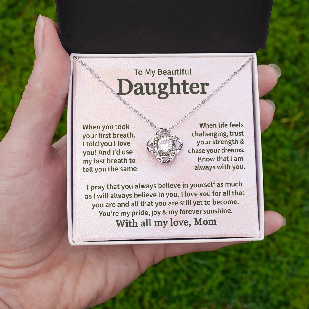 When you took your first breath - To Daughter