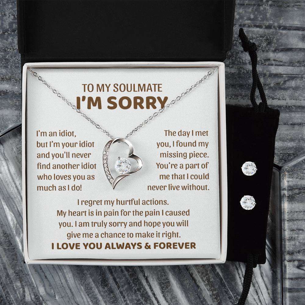 I'm Idiot, But I'm Your Idiot - With Necklace Set ❤️