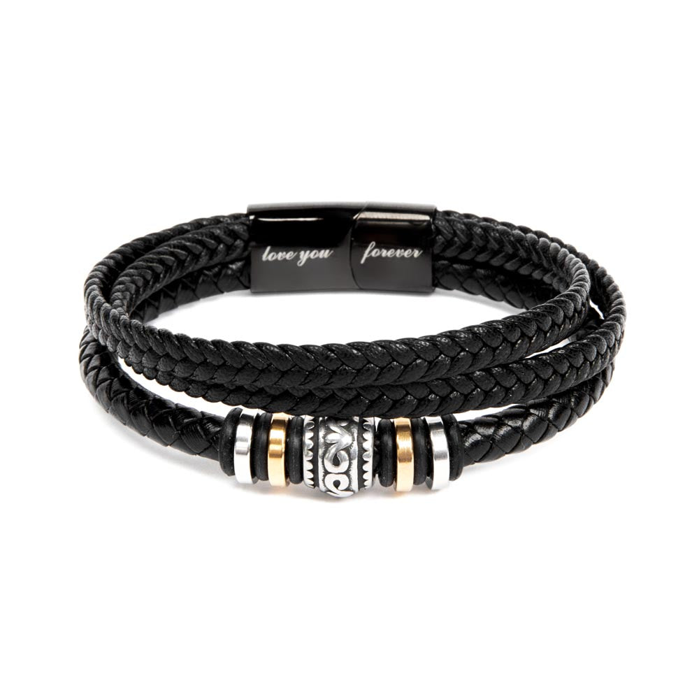 Men's "Love You Forever" Bracelet - A Precious Gift For Your Husband ❤️