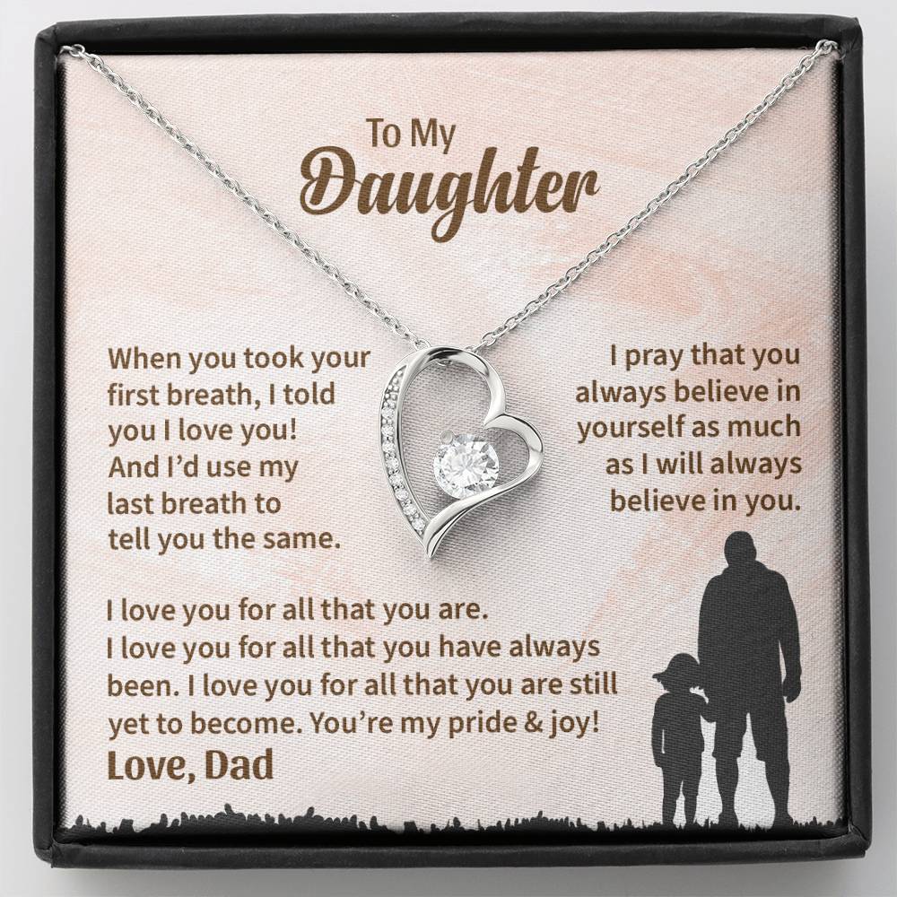 When you took your first breath - To Daughter
