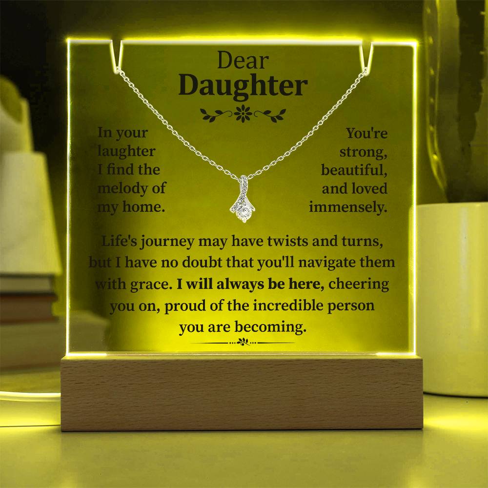 In your laughter I find the melody of my home - To Daughter