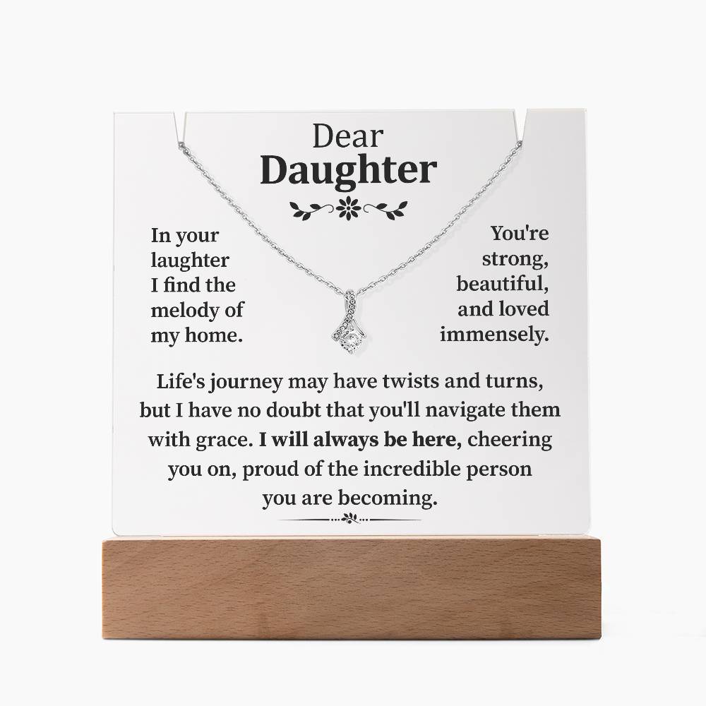 In your laughter I find the melody of my home - To Daughter
