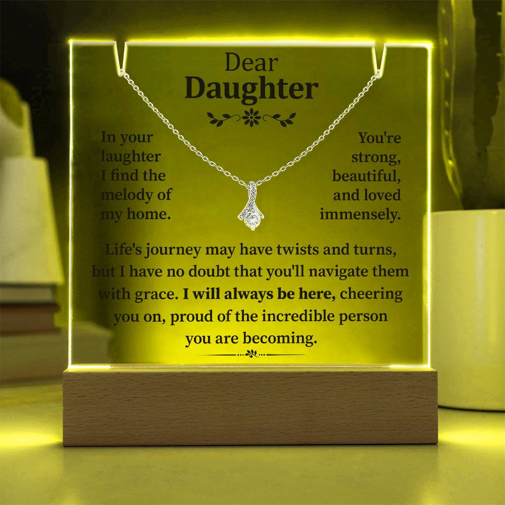 In your laughter I find the melody of my home - To Daughter