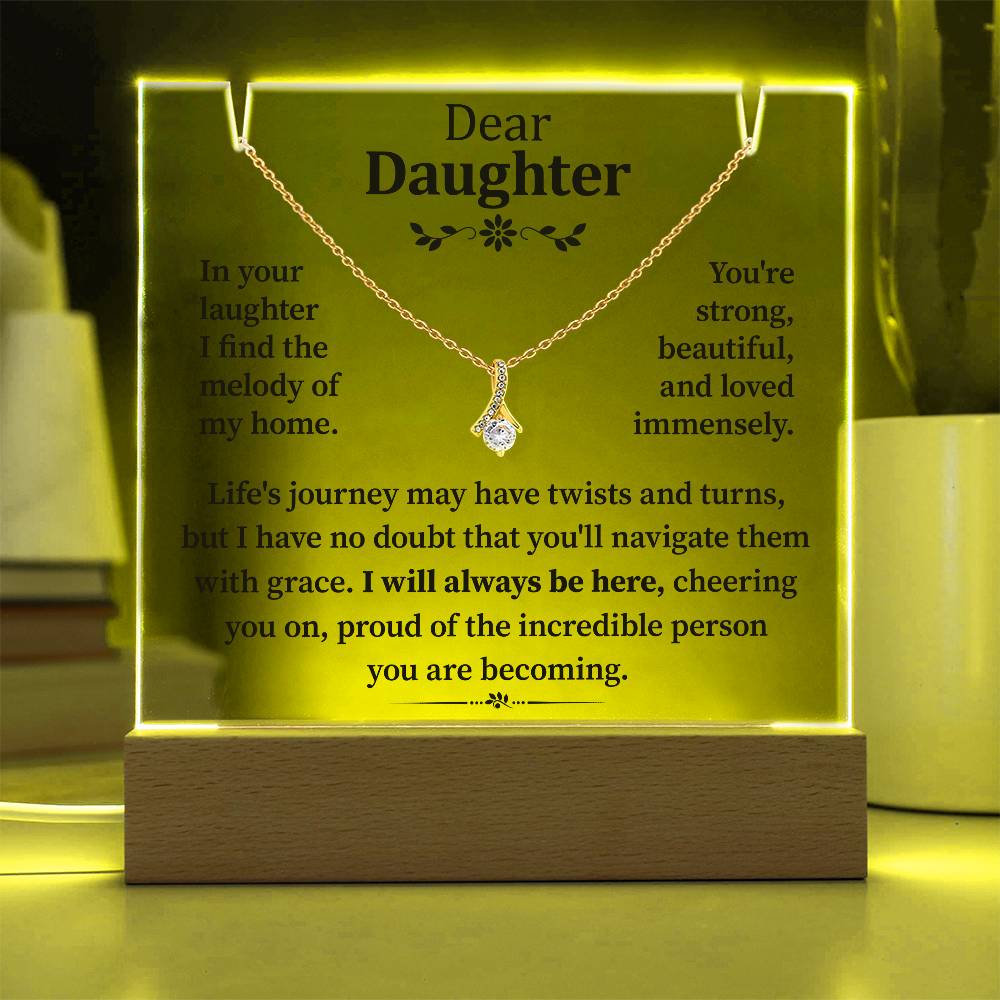 In your laughter I find the melody of my home - To Daughter