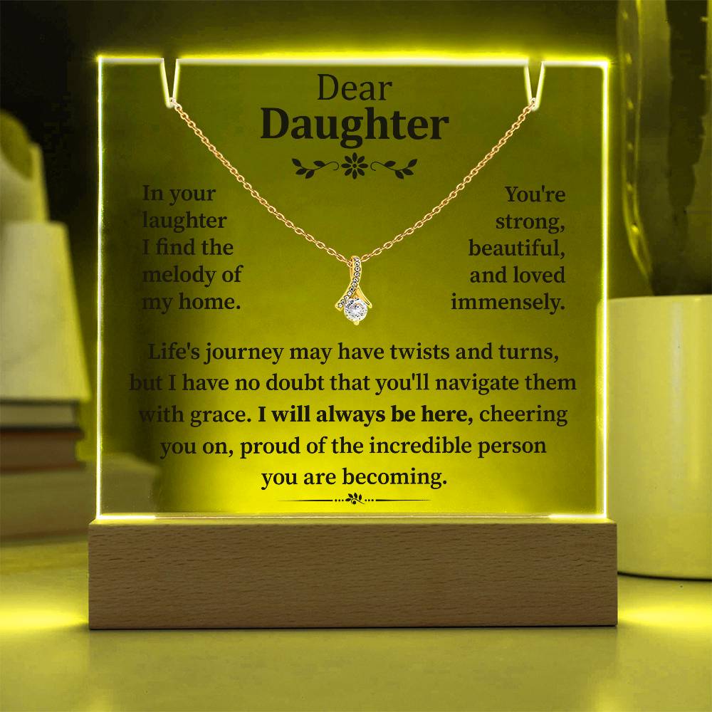 In your laughter I find the melody of my home - To Daughter